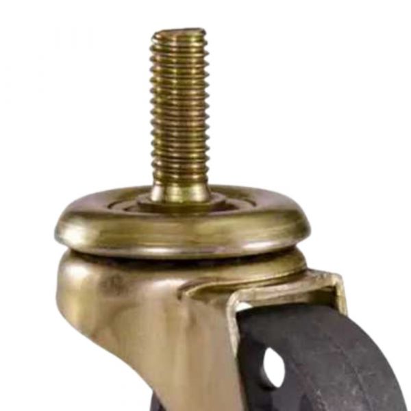 Rodízio 1.5/8 Pol. para Freezer Rosca Giratória Roda Zamac 125kg Colson