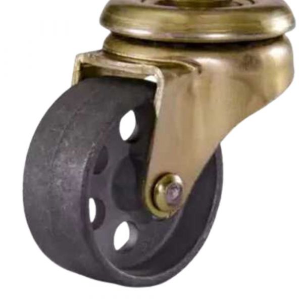 Rodízio 1.5/8 Pol. para Freezer Rosca Giratória Roda Zamac 125kg Colson