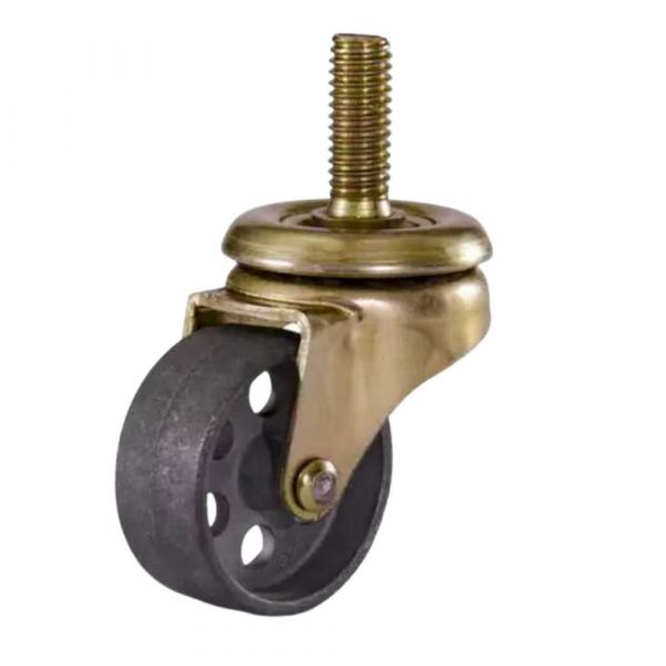 Rodízio 1.5/8 Pol. para Freezer Rosca Giratória Roda Zamac 125kg Colson