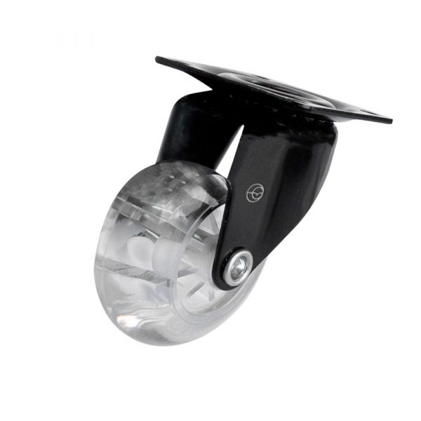 Rodízio Black Gel 1.3/8 Pol. Placa Giratória 30Kg Colson