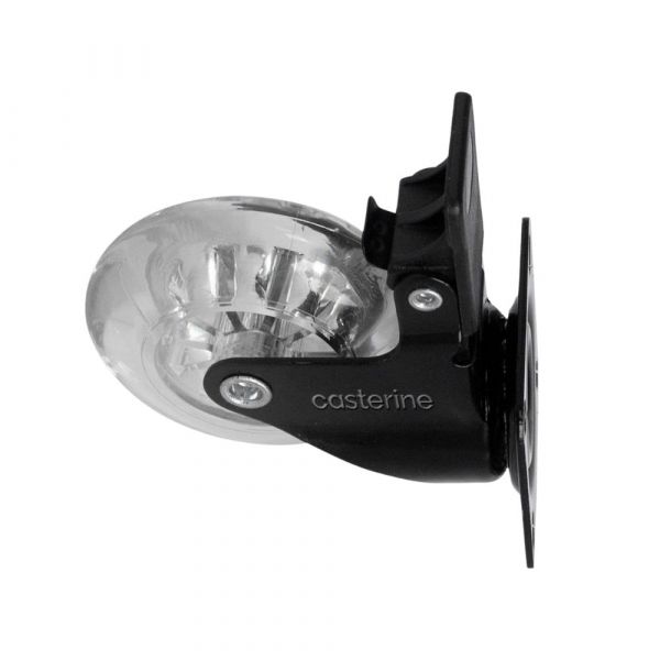 Rodízio Black Gel 310 Placa Giratória com Freio 50Kg Colson