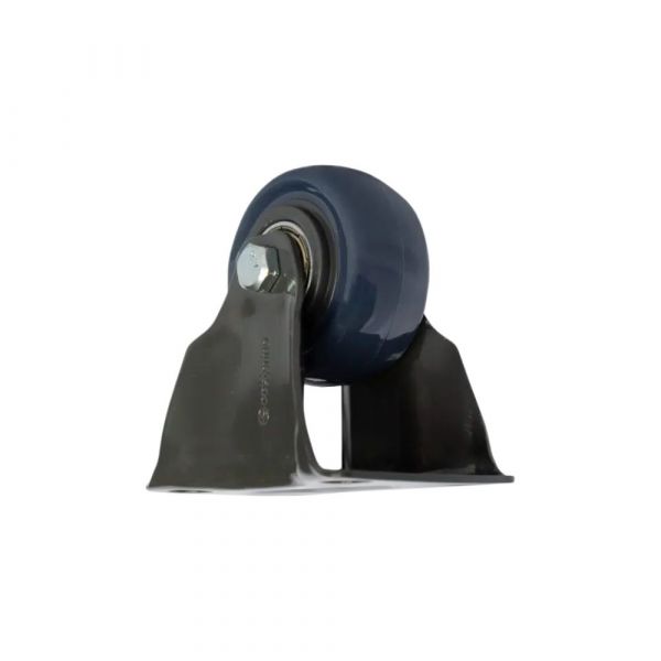 Rodízio Carbon Blue 210 Placa Fixa 50Kg Colson