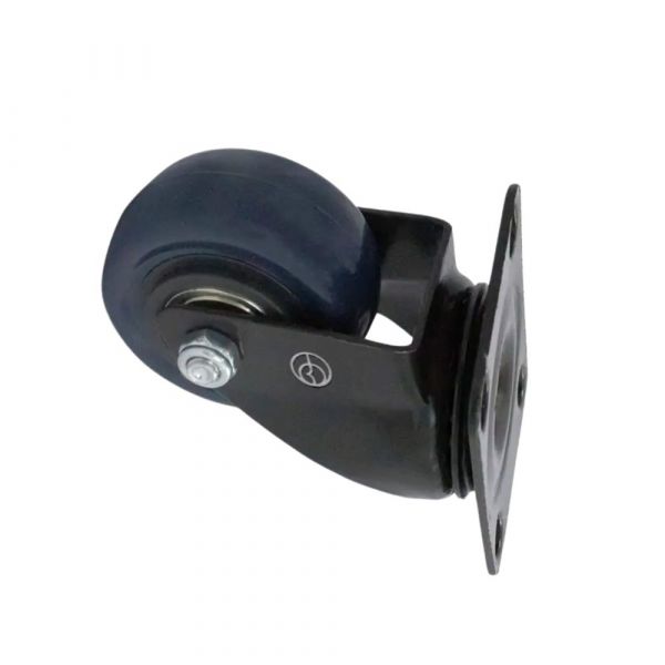Rodízio Carbon Blue 210 Placa Giratória 50Kg Colson