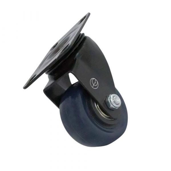 Rodízio Carbon Blue 210 Placa Giratória 50Kg Colson