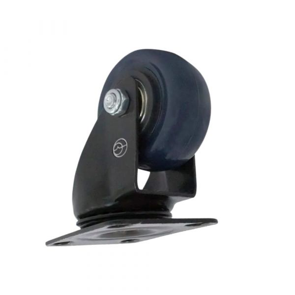 Rodízio Carbon Blue 210 Placa Giratória 50Kg Colson