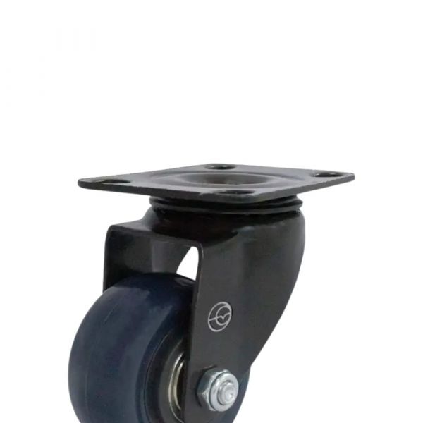 Rodízio Carbon Blue 210 Placa Giratória 50Kg Colson