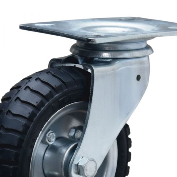 Rodízio Pneumático 614 Placa Giratória 6x2 Pol. Colson