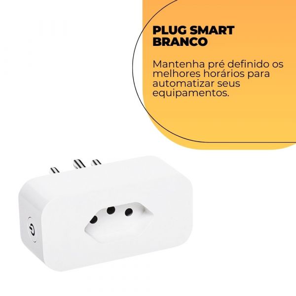Plug Smart Branco 16A Autovolt G-Light