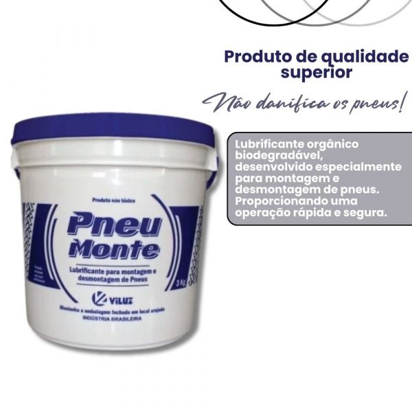 Pasta Para Montagem de Pneus Monte Viluz 