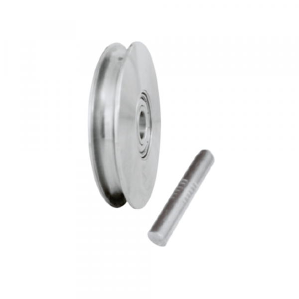 Roldana Aço em U 4 Pol. com Pino De Toni