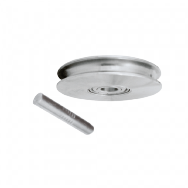 Roldana Aço em U 4 Pol. com Pino De Toni