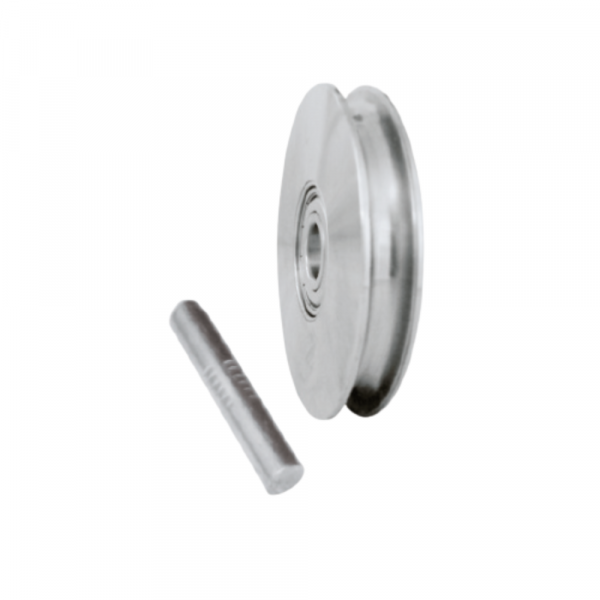 Roldana de Aço em U 3 Pol. com Pino De Toni