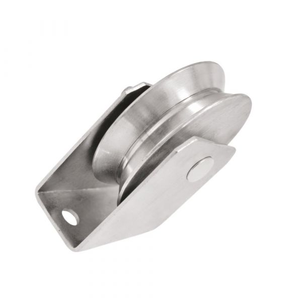 Roldana de Aço em V 2.1/2 Pol. com Suporte De Toni