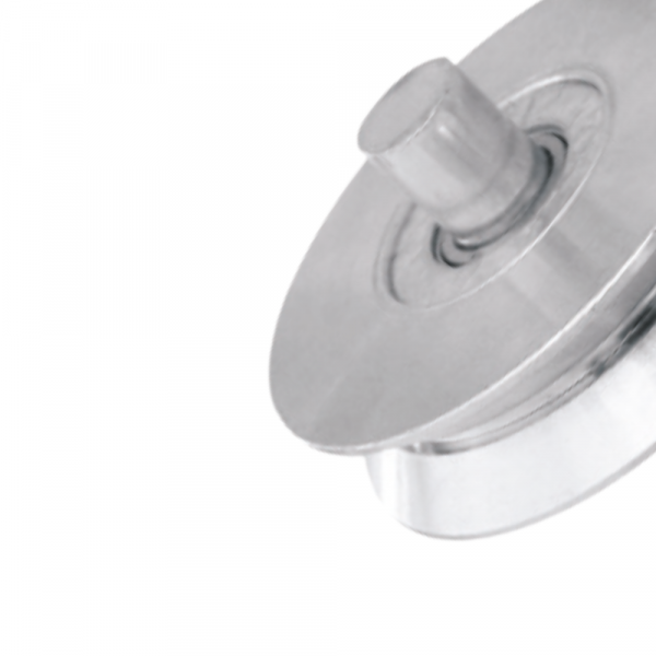 Roldana de Aço em V 3 Pol. com Pino De Toni