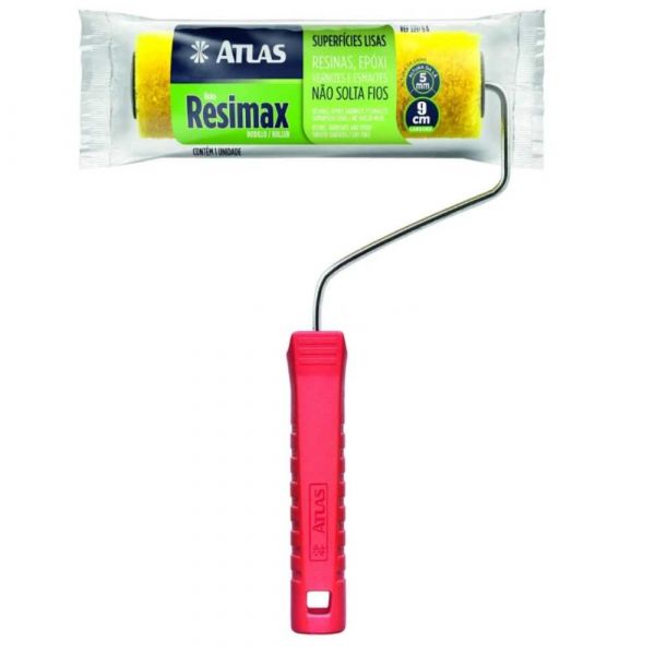 Rolo de Lã Resimax para Pintura 09cm Atlas 
