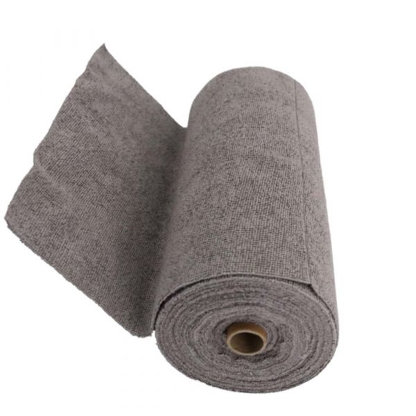 Rolo de Toalhas em Microfibras 50 Unidades 30x30cm 200gsm Cinza Sigma Tools