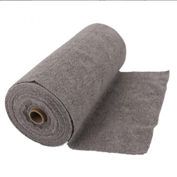 Rolo de Toalhas em Microfibras 50 Unidades 30x30cm 200gsm Cinza Sigma Tools