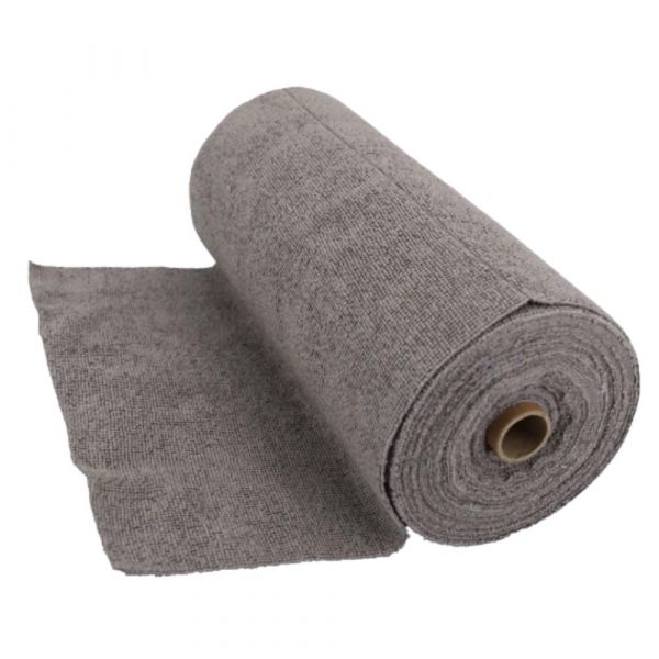 Rolo de Toalhas em Microfibras 50 Unidades 30x30cm 200gsm Cinza Sigma Tools