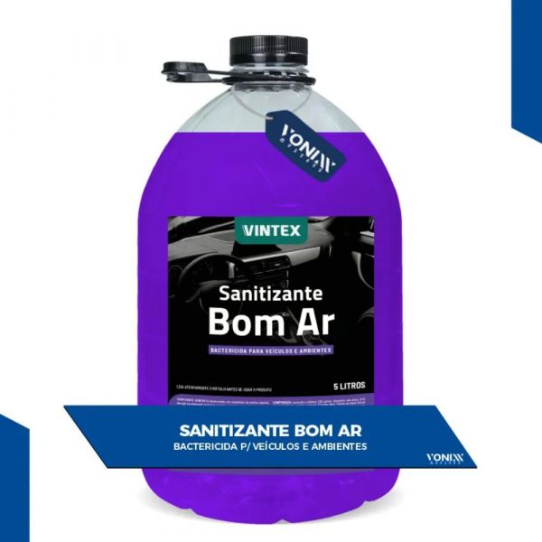Sanitizante Aromatizante Automotivo Bom Ar 5L Vonixx
