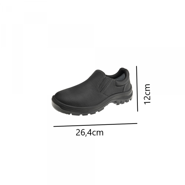 Sapato Unissex com Elástico 10VT48 Preto N°36 Marluvas