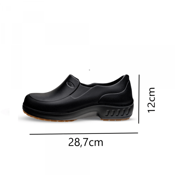 Sapato Unissex com Elástico 10VT48 Preto N°39 Marluvas