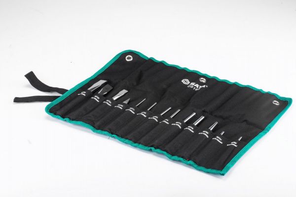 Jogo de Talhadeira, Punção e Saca-Pino 13 Peças Sata