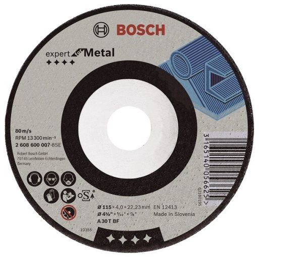 Disco de Desbaste Bosch V-Grinding 180x7,0mm Centro Deprimido