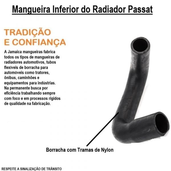 Mangueira Inferior do Radiador Passat