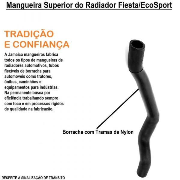 Mangueira Superior do Radiador Fiesta/EcoSport