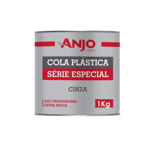 Massa Plástica Cinza Serie Especial 1Kg Anjo
