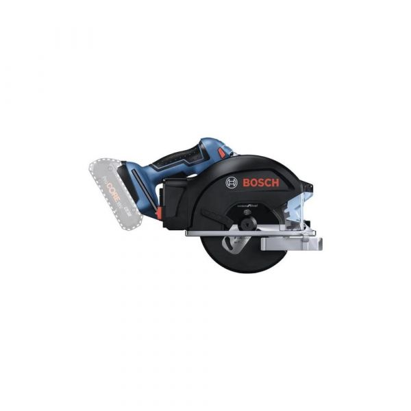 Serra circular a Bateria Bosch GKM 18V-50, 18V Sem Bateria com disco