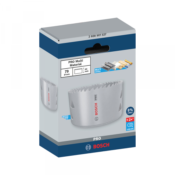 Serra Copo Cobalto 3.1/8 Pol. x 79mm PRO Multi Bosch