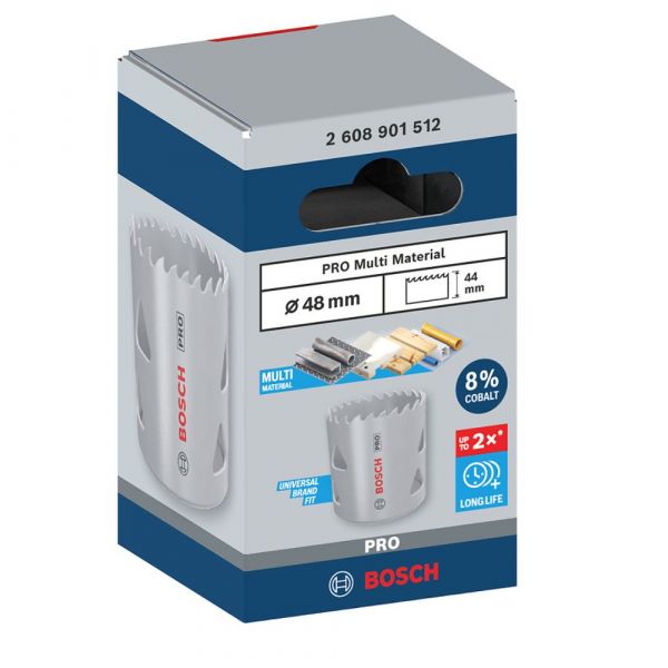 Serra Copo PRO Multi Cobalto 48mm Bosch 