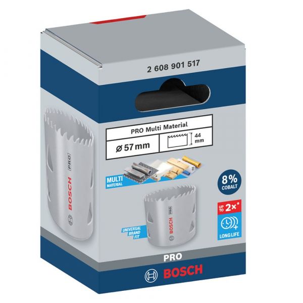 Serra Copo PRO Multi Material Cobalto 57mm Bosch 