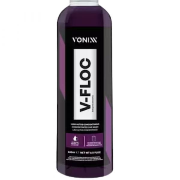Shampoo Automotivo Concentrado V-Floc 240ml Vonixx 