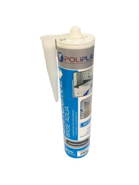 Silicone Base Agua Poliplás Incolor 280g