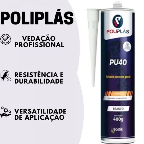 Silicone Acético Aquário 280g Poliplás  
