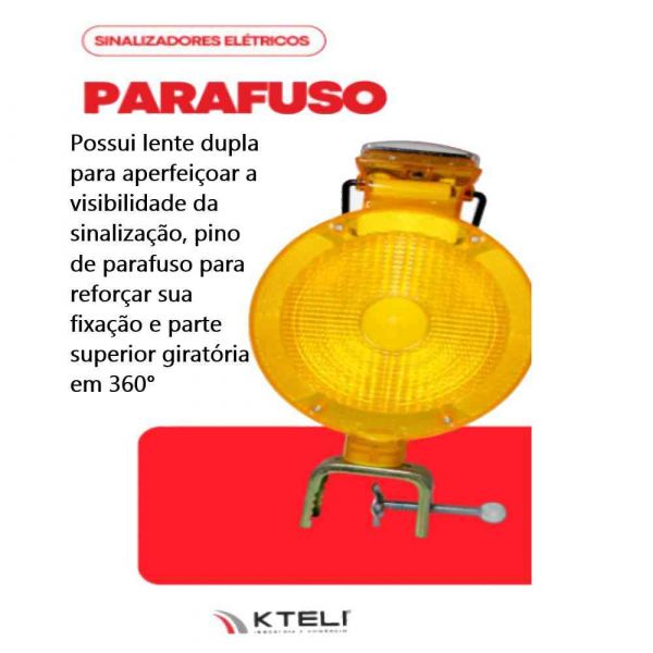 Sinalizador Viário Parafuso 1406 Kteli