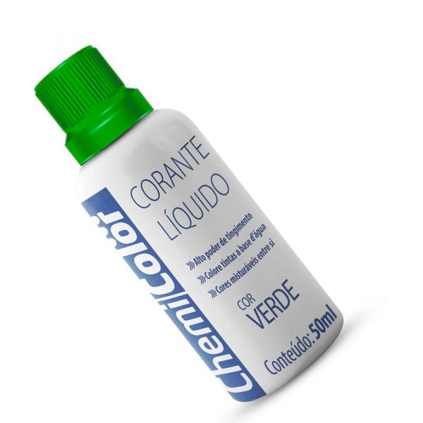 Corante Líquido Verde 50ml Chemicolor