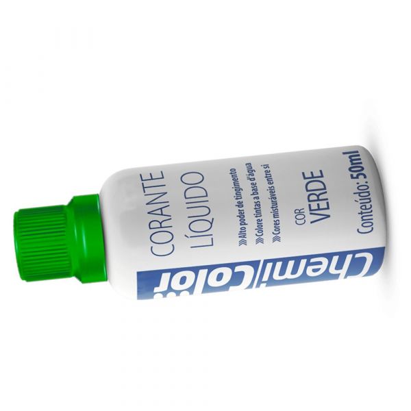 Corante Líquido Verde 50ml Chemicolor