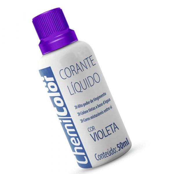 Corante Líquido Violeta 50ml Chemicolor