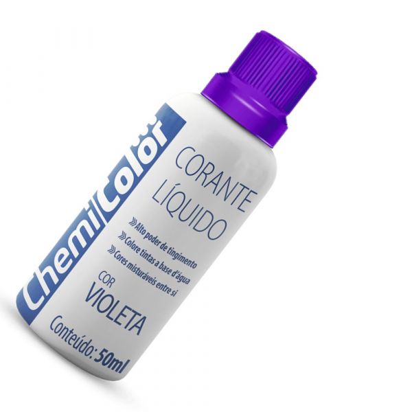 Corante Líquido Violeta 50ml Chemicolor