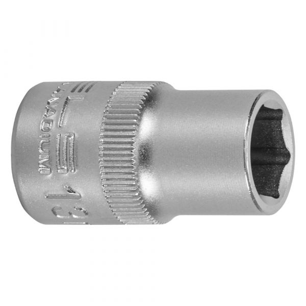 Soquete Sextavado Cr-V 13mm 1/2 Stels
