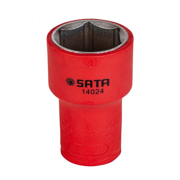 Soquete Sextavado Isolado VDE 1/2 Pol. 10mm Sata