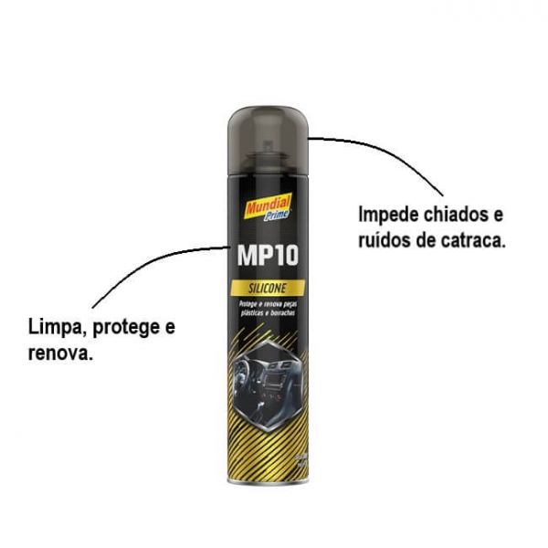 Spray De Silicone Automotivo Mp10 300ml Mundial Prime