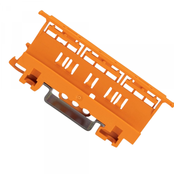 Suporte para Trilho 221 - 4mm Laranja Wago