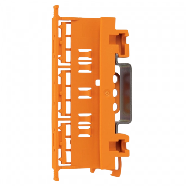 Suporte para Trilho 221 - 4mm Laranja Wago