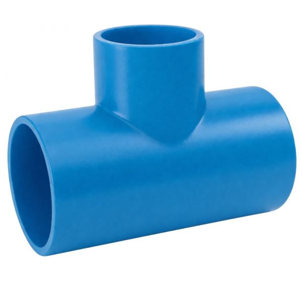 Tê de Irrigação com Redução Soldável DN75 x 35mm Duro PVC