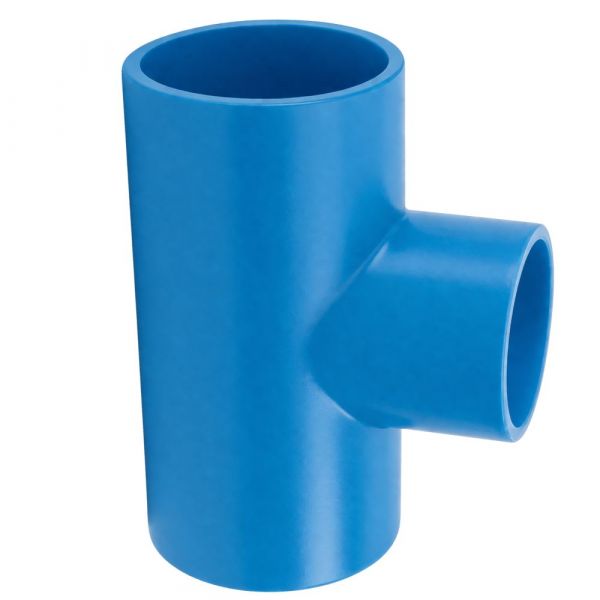 Tê de Irrigação com Redução Soldável DN75 x 35mm Duro PVC