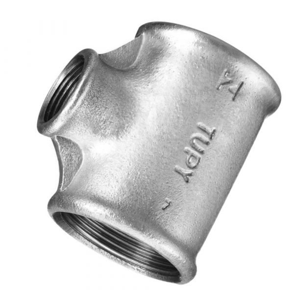 Tê de Redução Galvanizado 1x1/2 Pol. Tupy